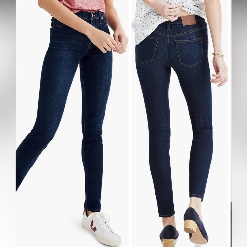 Madewell 9” high rise skinny jeans size 26